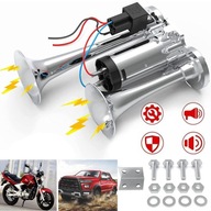 600DB ELEKTRICKÁ DVOJITÁ TRUBKA, S KOMPRESOROM, PRE VŠETKY 12V VOZIDLÁ 600DB ELEKTRICKÁ DVOJITÁ TRUBKA, S KOMPRESOROM, PRE VŠETKY 12V VOZIDLÁ