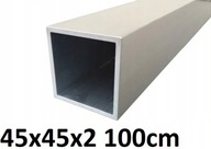 Hliníkový profil 45x45x2mm trieda 6060 | 100 cm