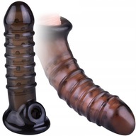 Obojstranný rebrovaný kryt na penis a semenníky Obojstranný rebrovaný kryt na penis a semenníky