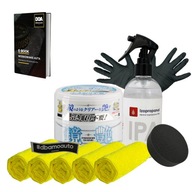 Súprava na voskovanie auta Soft99 Mirror Shine vosk na auto + príslušenstvo