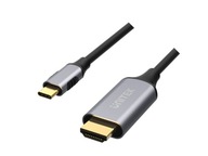 Kábel USB Type-C -> HDMI 2.0 1,8m Unitek V1125A Kábel USB Type-C -> HDMI 2.0 1,8m Unitek V1125A