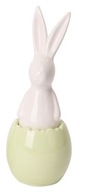 Zajac v keramike vaječných škrupín, výška 19,2 cm