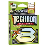 Abc TECHRON X8 LIME ZELENÝ 0,12 /150 KAMA BRAID Abc TECHRON X8 LIME ZELENÝ 0,12 /150 KAMA BRAID