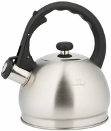 kanvica s píšťalkou 1,8L, saténová plynová indukcia kanvica s píšťalkou 1,8L, saténová plynová indukcia