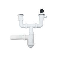 Dvojdrezový sifón, priemer 50 mm MAAN Dvojdrezový sifón, priemer 50 mm MAAN