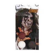 Make-up sada farieb na tvár a Zombie Halloween štetec Make-up sada farieb na tvár a Zombie Halloween štetec