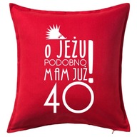 NÁPAD K 40. NARODENINÁM 40 ROKOV darček do vankúša NÁPAD K 40. NARODENINÁM 40 ROKOV darček do vankúša