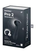 SATISFYER sací klitorálny masážny prístroj APP-Pro2 čierny SATISFYER sací klitorálny masážny prístroj APP-Pro2 čierny
