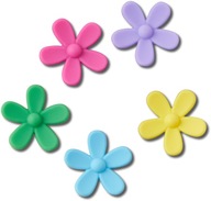 Špendlíky do topánok Crocs Jibbitz Flower Power 5ks Špendlíky do topánok Crocs Jibbitz Flower Power 5ks