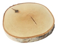 Leštené plátky brezového dreva s priemerom 10-12 cm
