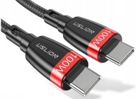 USLION USB-C TO USB-C Type-C PD KÁBLE 100W QC 4.0 USLION USB-C TO USB-C Type-C PD KÁBLE 100W QC 4.0