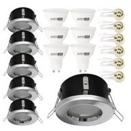 Sada 6x svietidla Hermetic IP44 + LED GU10 10W Sada 6x svietidla Hermetic IP44 + LED GU10 10W