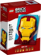 LEGO 40535 Brick Sketches - Iron Man MARVEL