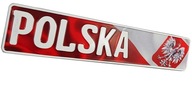 POĽSKO Reflexná embosovaná hliníková doska POĽSKO Reflexná embosovaná hliníková doska