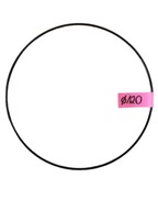 ČIERNA kovová obruč ø120 cm - lapač snov ČIERNA kovová obruč ø120 cm - lapač snov