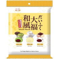 Mochi, ryžové sušienky, mix príchutí 250g - Taiwan Mochi, ryžové sušienky, mix príchutí 250g - Taiwan