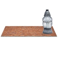 SKLENENÁ RUKA NA ODPADKY 60x20cm Červená stena 100c SKLENENÁ RUKA NA ODPADKY 60x20cm Červená stena 100c