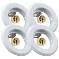 4x KOVOVÁ STROPNÁ LAMPA + ZÁSUVKA GU10 4x KOVOVÁ STROPNÁ LAMPA + ZÁSUVKA GU10