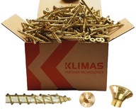 TESÁRSKE SKRUTY DO DREVA, ZLATÉ, TORX WKRĘT-MET KLIMAS 5x 80mm 200ks TESÁRSKE SKRUTY DO DREVA, ZLATÉ, TORX WKRĘT-MET KLIMAS 5x 80mm 200ks