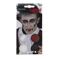Make-upová sada farieb na tvár a štetec Halloween Vampire