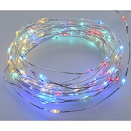 x100 FAREBNÉ SOLÁRNE LAMPY GARLAND 7m SENZOR x100 FAREBNÉ SOLÁRNE LAMPY GARLAND 7m SENZOR
