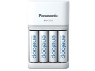 Nabíjačka PANASONIC Eneloop BQ-CC55 + 4xAA 2000mAh