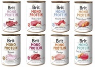 Brit Mono Protein food mix príchutí 8x400g Brit Mono Protein food mix príchutí 8x400g