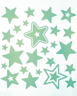 Termo nálepka na oblečenie Iron-on Transfers Stars Termo nálepka na oblečenie Iron-on Transfers Stars