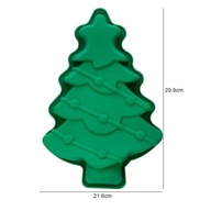 Silikónová forma na tortové sviečky, veľký vianočný stromček