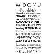 Nápis na stene, nálepka - Doma - 170 Nápis na stene, nálepka - Doma - 170