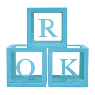 VEĽKÉ KRABIČKY NA BALÓNY MODRÝ ROK 3KS 30x30CM DEKORÁCIA VEĽKÉ KRABIČKY NA BALÓNY MODRÝ ROK 3KS 30x30CM DEKORÁCIA