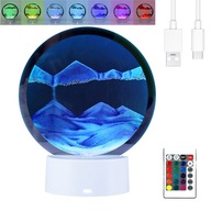 3D SAND IMAGE LED RGB DYNAMICKÉ OTOČNÉ PRESýpacie hodiny OSVETLENIE 16 COL 3D SAND IMAGE LED RGB DYNAMICKÉ OTOČNÉ PRESýpacie hodiny OSVETLENIE 16 COL