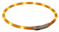 TRIXIE USB svietiaci obojok oranžový 70cm/10mm TRIXIE USB svietiaci obojok oranžový 70cm/10mm