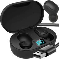 BEZDRÔTOVÉ SLÚCHADLÁ BLUETOOTH S MIKROFÓNOM DO UŠÍ ŠPORTOVÉ TWS ČIERNA BEZDRÔTOVÉ SLÚCHADLÁ BLUETOOTH S MIKROFÓNOM DO UŠÍ ŠPORTOVÉ TWS ČIERNA