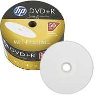 DISKY HP DVD+R 4,7 GB 50 PCS. TLAČITEĽNÁ TLAČ DISKY HP DVD+R 4,7 GB 50 PCS. TLAČITEĽNÁ TLAČ