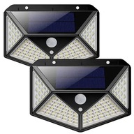 2x LED solárne svietidlo s pohybovým a súmrakovým senzorom 2x LED solárne svietidlo s pohybovým a súmrakovým senzorom