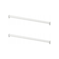 2 ks HJALPA Nastaviteľná tyč na šaty - biela 60-100 cm 2 ks HJALPA Nastaviteľná tyč na šaty - biela 60-100 cm