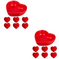 Misky na namáčanie omáčky Love Heart 12 ks