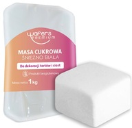 CUKROVÁ HMOTA SNEH BIELA PLASTOVÁ Poleva 1KG CUKROVÁ HMOTA SNEH BIELA PLASTOVÁ Poleva 1KG