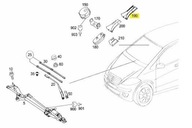 Kryt dažďového senzora MERCEDES W169 W245 OE NOVINKA