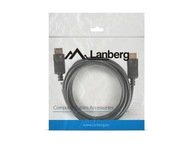 Kábel Lanberg CA-DPDP-10CC-0030-BK (DisplayPort M