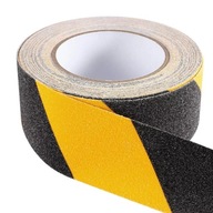 Silná protišmyková páska 50mm čierna a žltá 6m