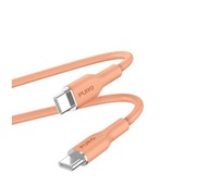 Kábel Puro ICON Soft Kábel USB-C na USB-C 1,5 metra oranžový Kábel Puro ICON Soft Kábel USB-C na USB-C 1,5 metra oranžový