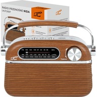 Dobíjacie retro mobilné kuchynské rádio Bluetooth