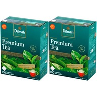 DILMAH Ceylon Premium Tea čierny čaj bez vešiaka, express 2 x 100