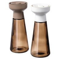 Mlynček IKEA HALVTOM sklo/hnedý 19cm 2 ks Mlynček IKEA HALVTOM sklo/hnedý 19cm 2 ks