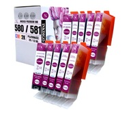 10x atrament pre CANON Pixma TS 6150 6151 TR7550 TR8550 10x atrament pre CANON Pixma TS 6150 6151 TR7550 TR8550