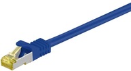 LAN kábel Patchcord CAT 7 S/FTP modrý - 20m LAN kábel Patchcord CAT 7 S/FTP modrý - 20m