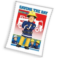 Detská deka Fireman Sam z mäkkého koralu Detská deka Fireman Sam z mäkkého koralu