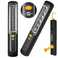 Nabíjateľná LED baterka 6 výkonných LED diód s rýchlym nabíjaním USB magnetom Nabíjateľná LED baterka 6 výkonných LED diód s rýchlym nabíjaním USB magnetom